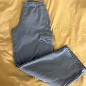 Blue Aritzia Tna mega cargo sweatpants